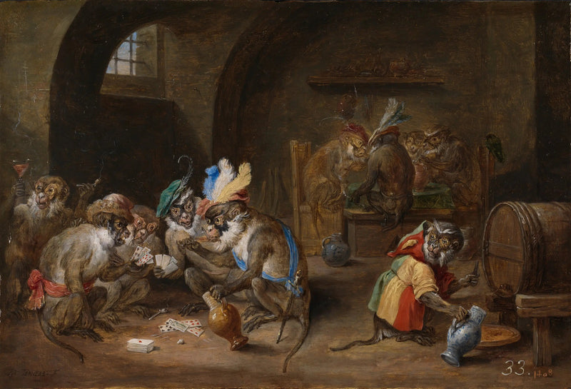 Apen in een kroeg - David Teniers de Jonge

Source:
Des singes dans une taverne - David Teniers le Jeune