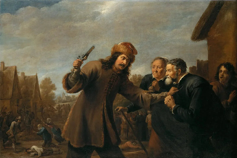 Soldaten vallen een dorp aan - David Teniers de Jonge

Source:
Des soldats attaquent un village - David Teniers le Jeune