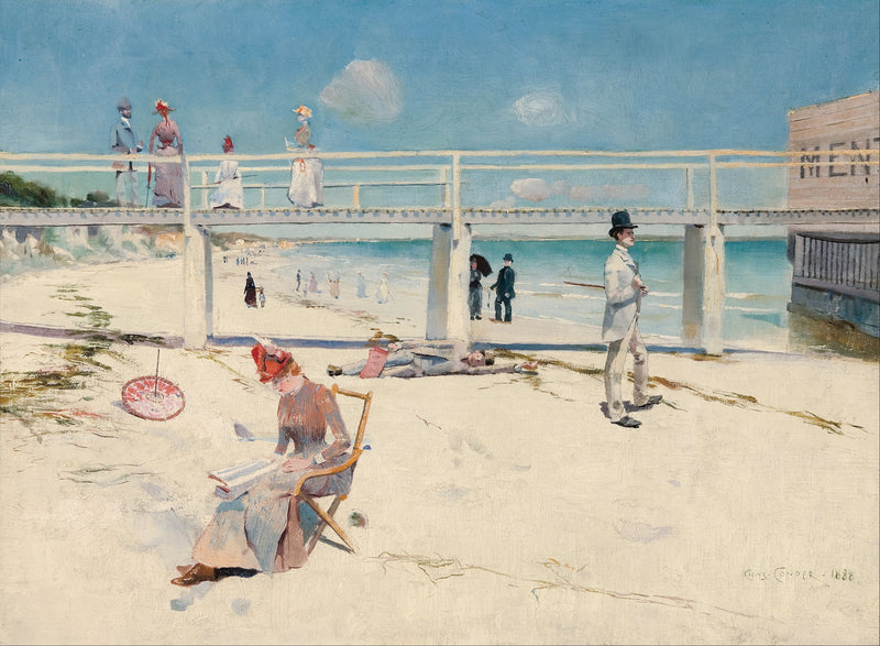 Vakantie in Menton - Charles Conder