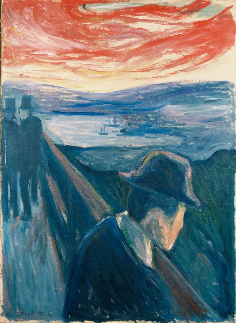 Wanhoop - Edvard Munch