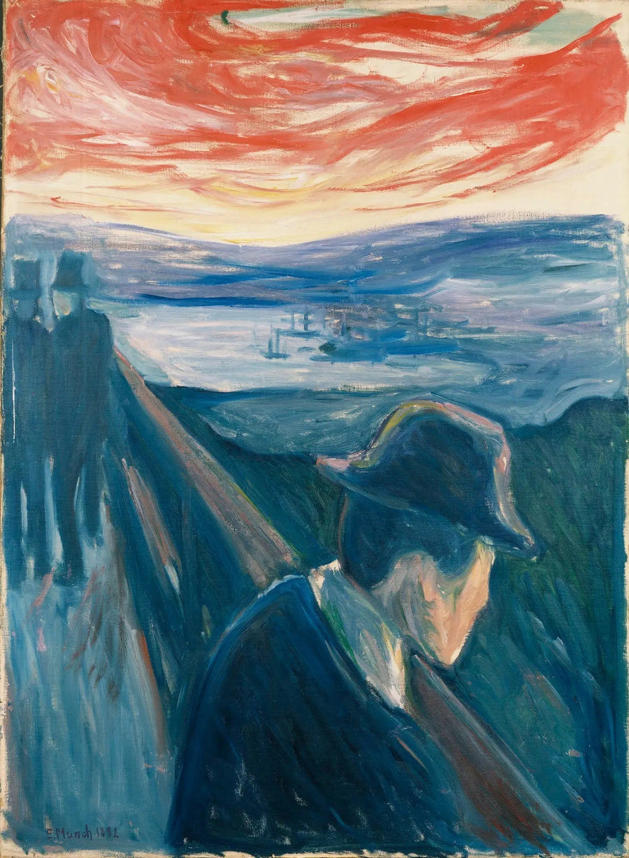 Wanhoop - Edvard Munch