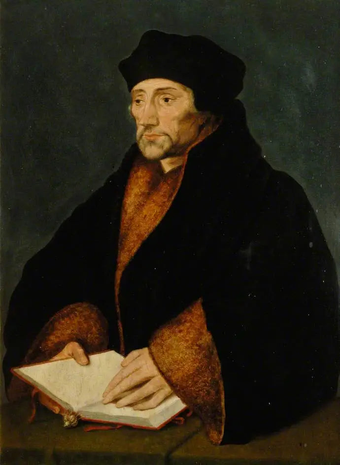 Desiderius Erasmus (1466–1536) - Hans Holbein de Jonge

Source:
Desiderius Erasmus (1466–1536) - Hans Holbein le Jeune