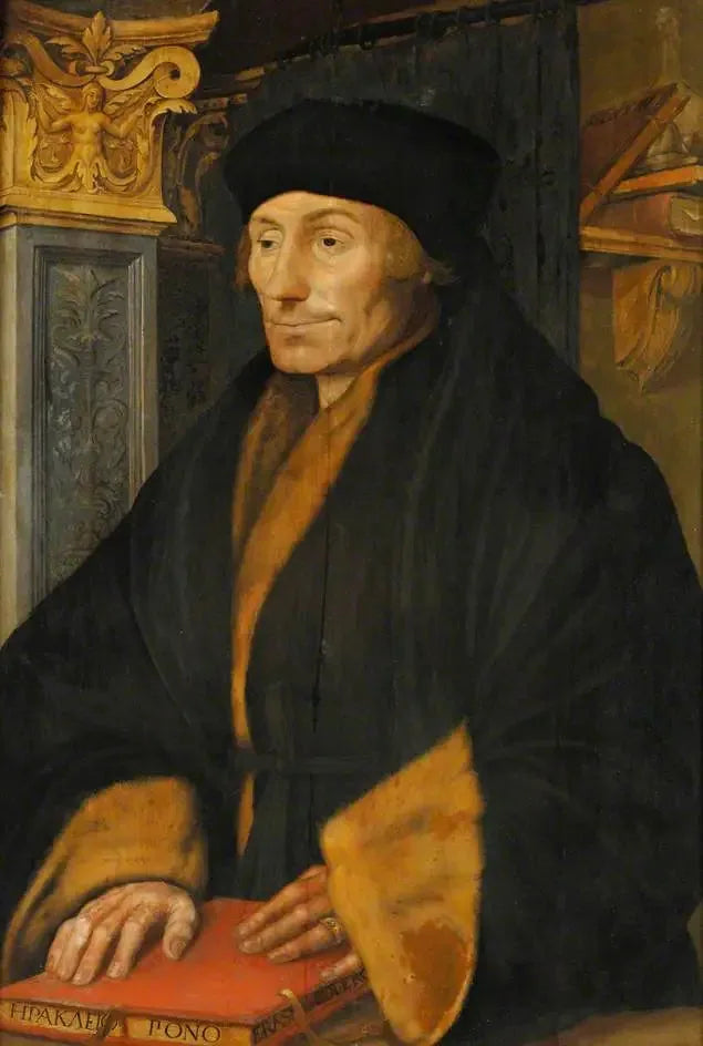 Desiderius Erasmus (1466–1536) - Hans Holbein de Jonge

Source:
Desiderius Erasmus (1466–1536) - Hans Holbein le Jeune