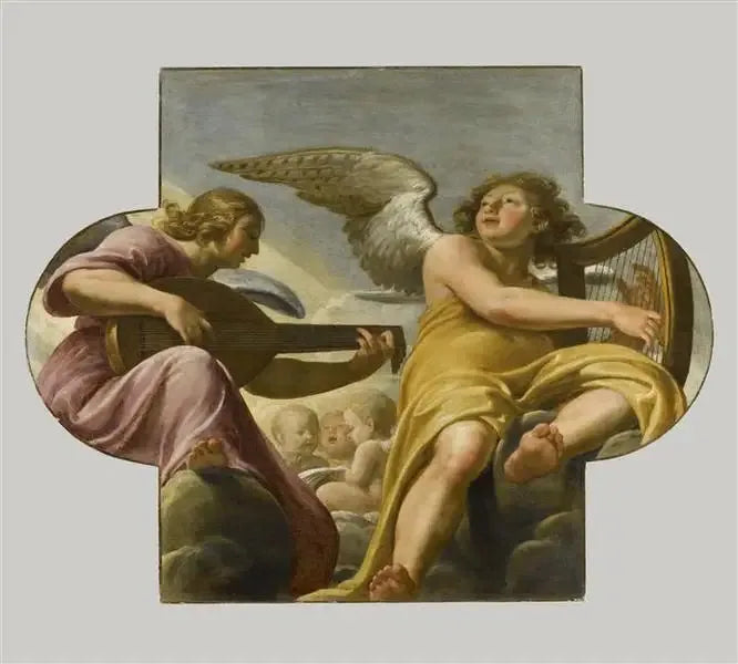 Twee Muzikale Engelen - Philippe de Champaigne