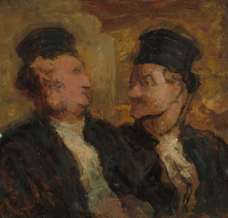 Twee advocaten - Honoré Daumier