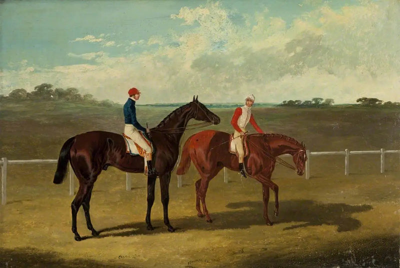 Twee renpaarden – « Charles XII » en « Euclide » – met hun jockeys - John Frederick Herring, Sr.

Source:
Deux chevaux de course – « Charles XII » et « Euclide » – avec leurs jockeys - John Frederick Herring, Sr.