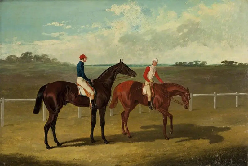 Twee renpaarden – « Charles XII » en « Euclide » – met hun jockeys - John Frederick Herring, Sr.

Source:
Deux chevaux de course – « Charles XII » et « Euclide » – avec leurs jockeys - John Frederick Herring, Sr.