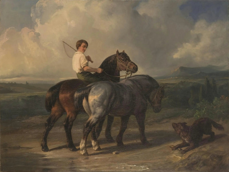 Twee paarden - Rosa Bonheur