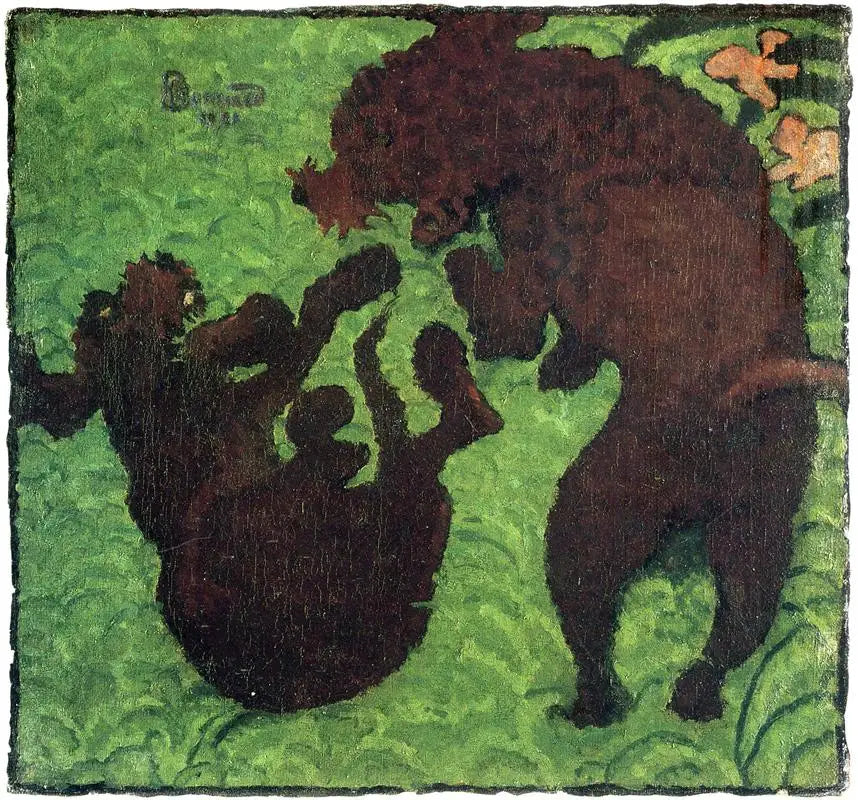 Twee honden - Pierre Bonnard