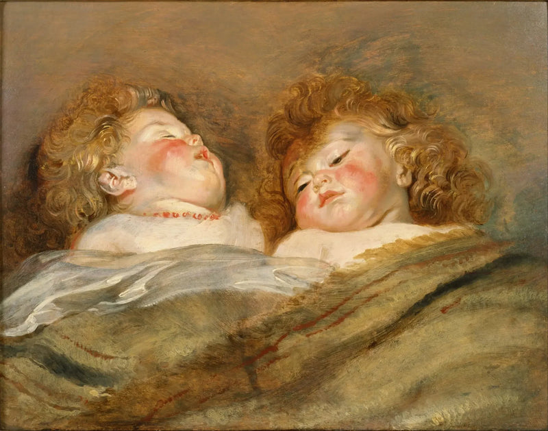 Twee slapende kinderen - Peter Paul Rubens
