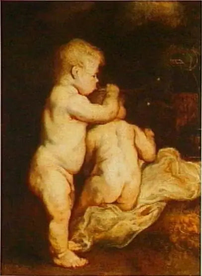Twee kinderen die bellen blazen, rond 1617 - Antoine van Dyck

Source:
Deux enfants soufflant des bulles, vers 1617 - Antoine van Dyck