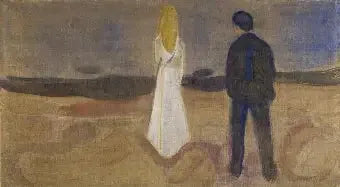 Twee Mensen. De Eenzamen (Fries Reinhardt) - Edvard Munch