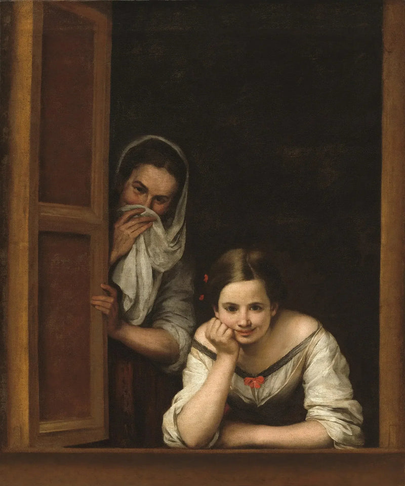 Twee vrouwen bij het raam - Bartolomé Esteban Murillo

Source:
Deux femmes à la fenêtre - Bartolomé Esteban Murillo