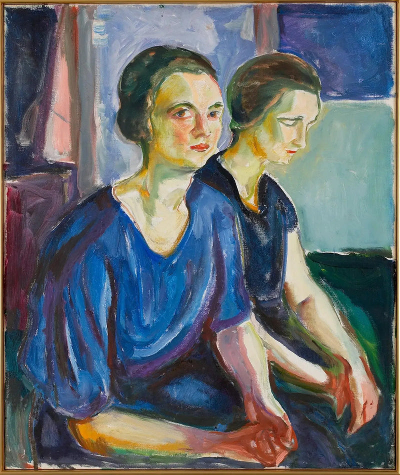 Twee Vrouwen, zittend - Edvard Munch