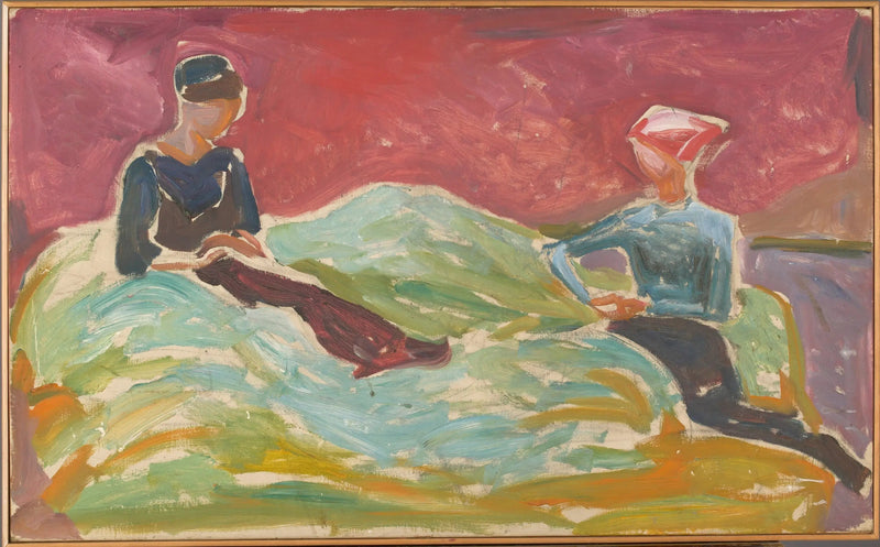Twee Zittende Vrouwen - Edvard Munch
