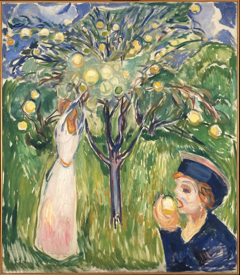 Twee Vrouwen in de tuin - Edvard Munch
