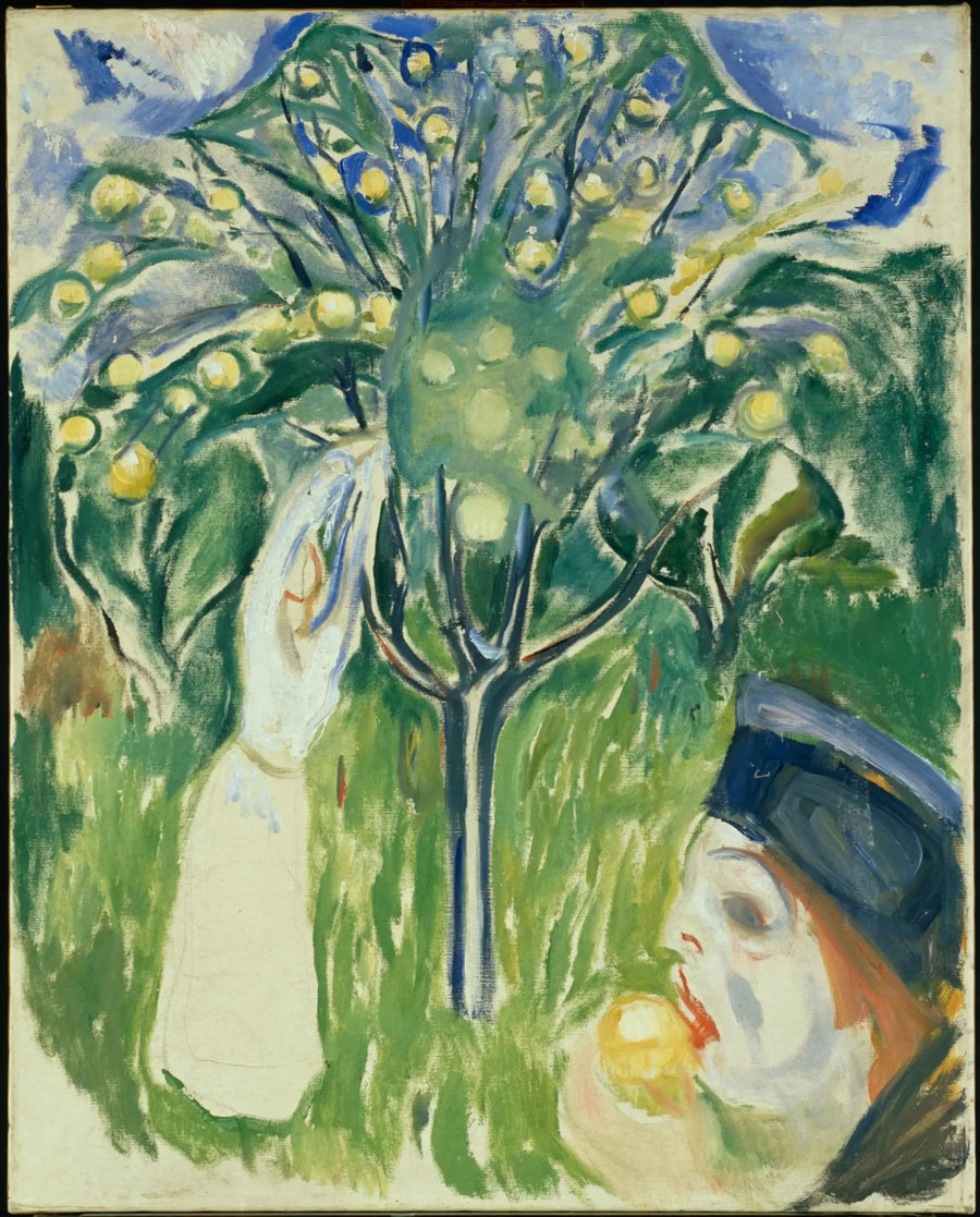 Twee Vrouwen in de tuin - Edvard Munch