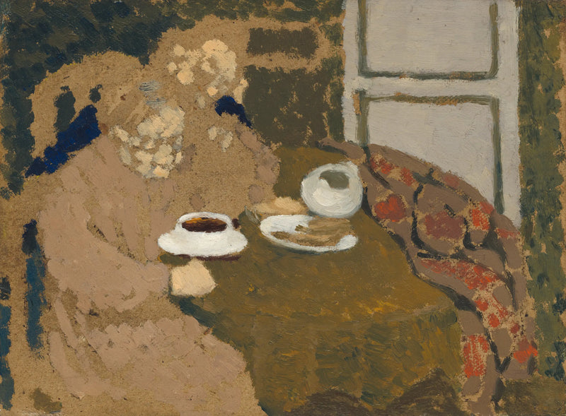Twee vrouwen die koffie drinken - Édouard Vuillard