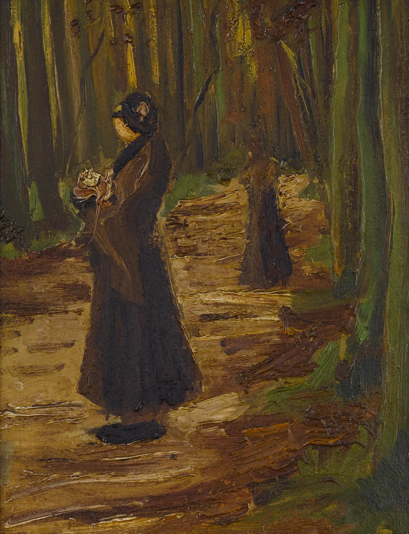 Twee vrouwen in het bos - Vincent van Gogh