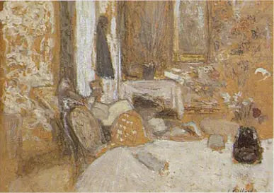 Twee vrouwen in een woonkamer - Édouard Vuillard