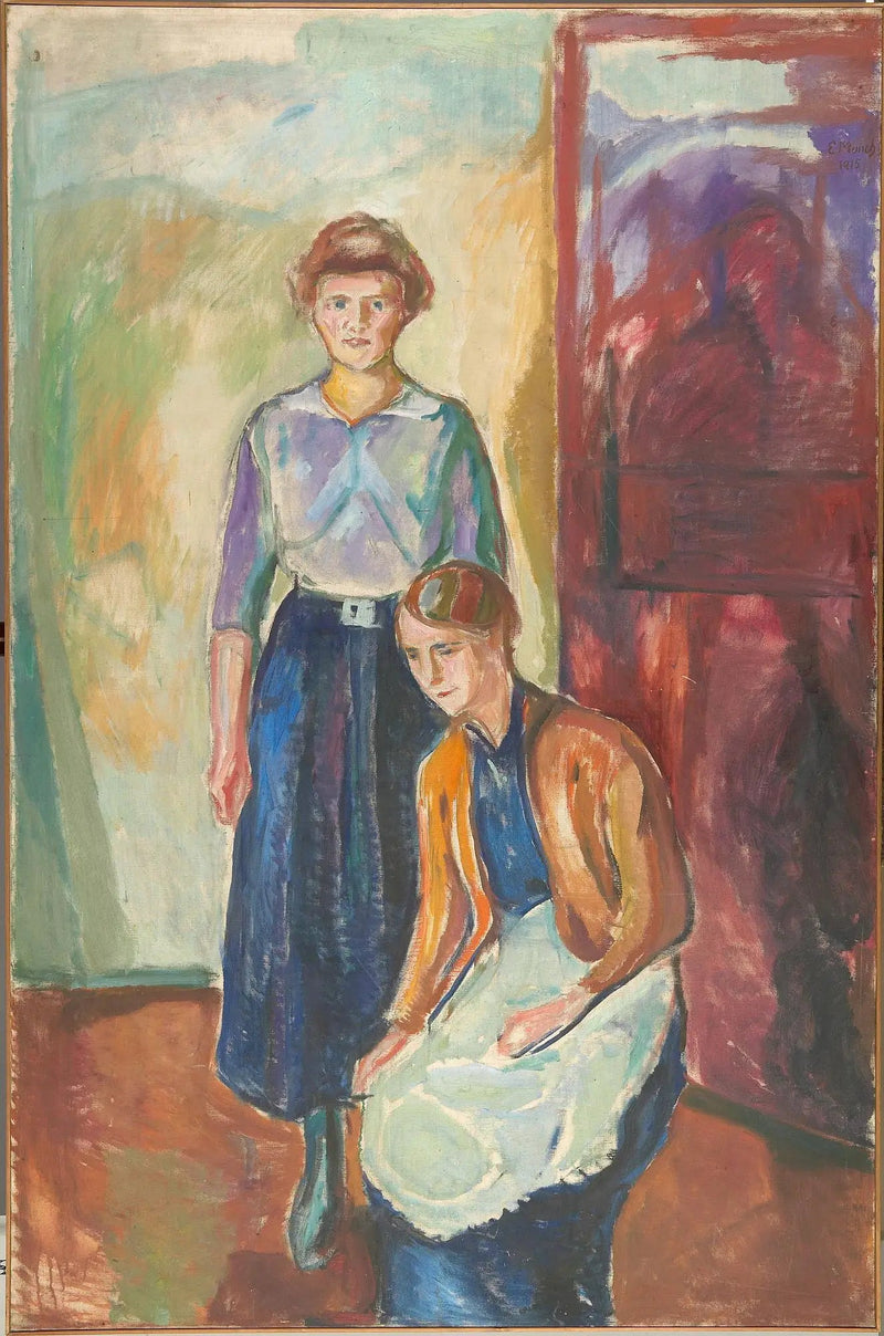 Twee Kamervrouwen - Edvard Munch