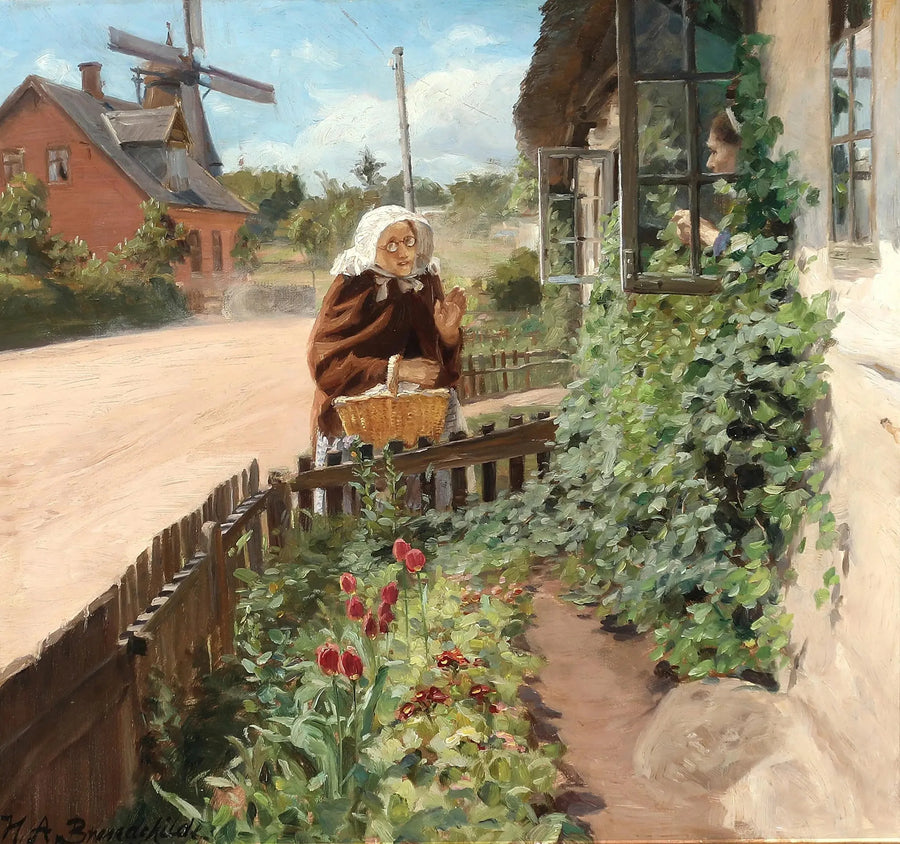 Twee vrouwen praten door een raam. - H. A. Brendekilde

Source:
Deux femmes discutent à travers une fenêtre. - H. A. Brendekilde