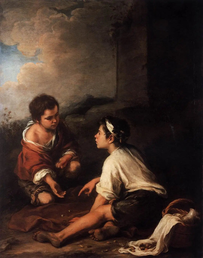 Twee jongens die dobbelen - Bartolomé Esteban Murillo

Source:
Deux garçons jouant aux dés - Bartolomé Esteban Murillo