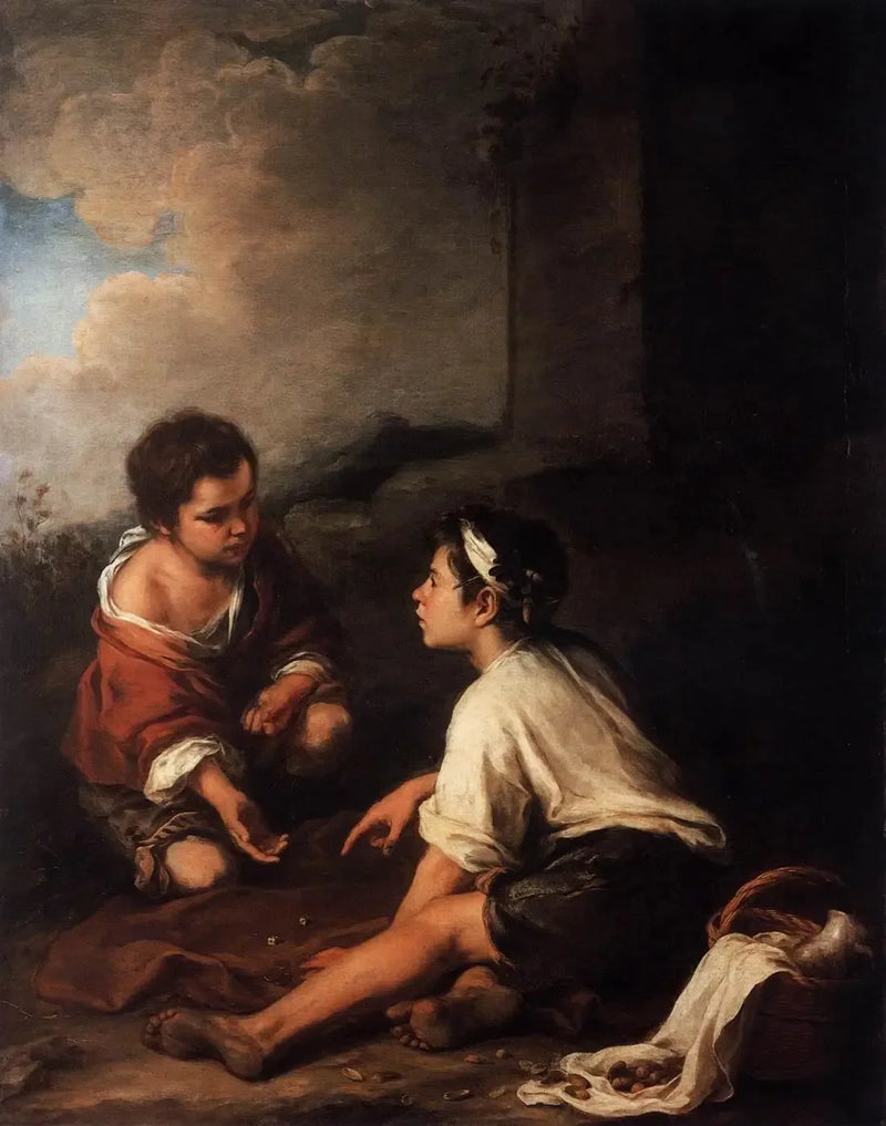 Twee jongens die dobbelen - Bartolomé Esteban Murillo

Source:
Deux garçons jouant aux dés - Bartolomé Esteban Murillo