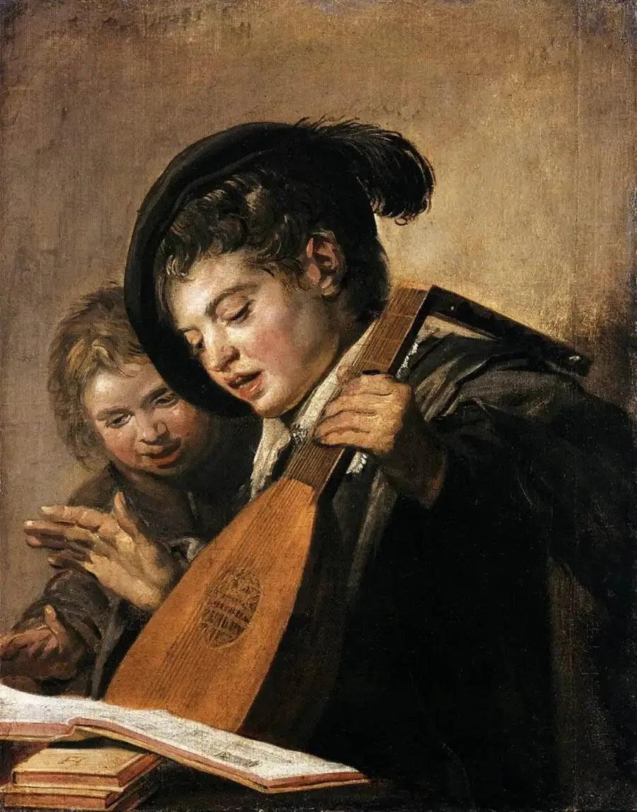 Twee jongens die spelen en zingen - Frans Hals

Source:
Deux Garçons jouant et chantant - Frans Hals
