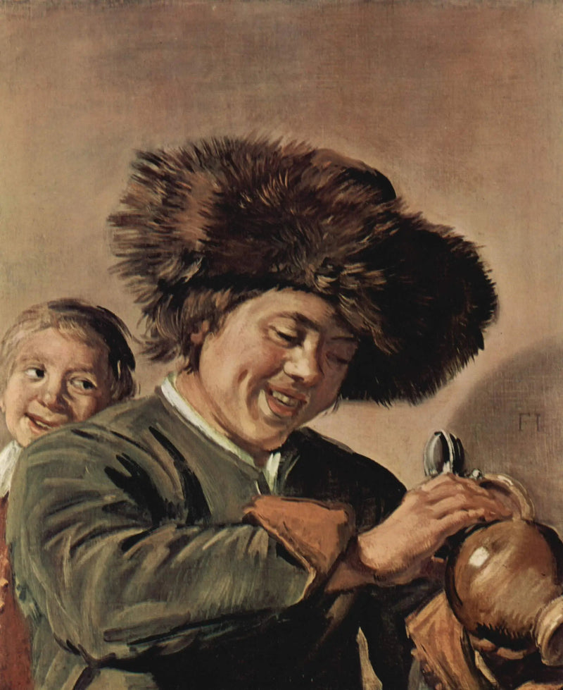 Twee lachende jongens met bier - Frans Hals

Source:
Deux garçons riant avec bière - Frans Hals