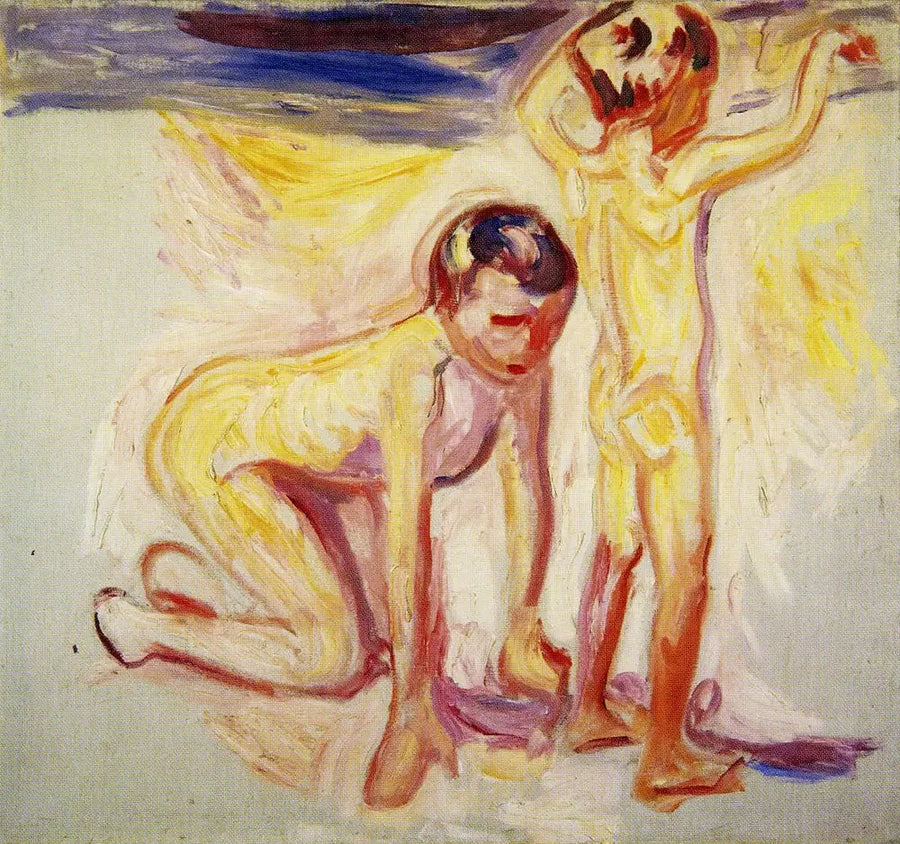 Twee Jongens op het Strand - Edvard Munch