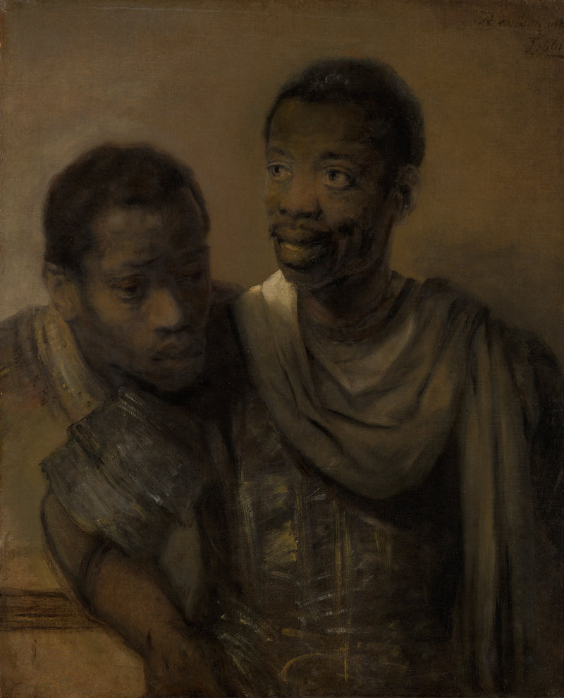 Twee zwarten - Rembrandt