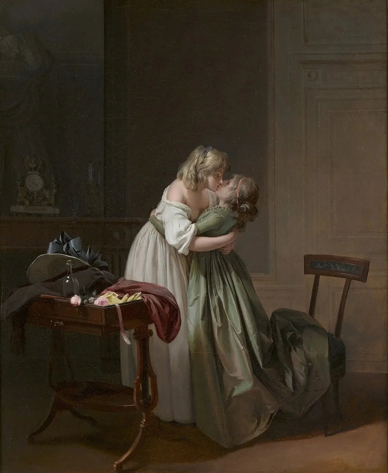 Twee jonge vrouwen die elkaar kussen - Louis-Léopold Boilly

Source:
Deux jeunes femmes s'embrassant - Louis-Léopold Boilly