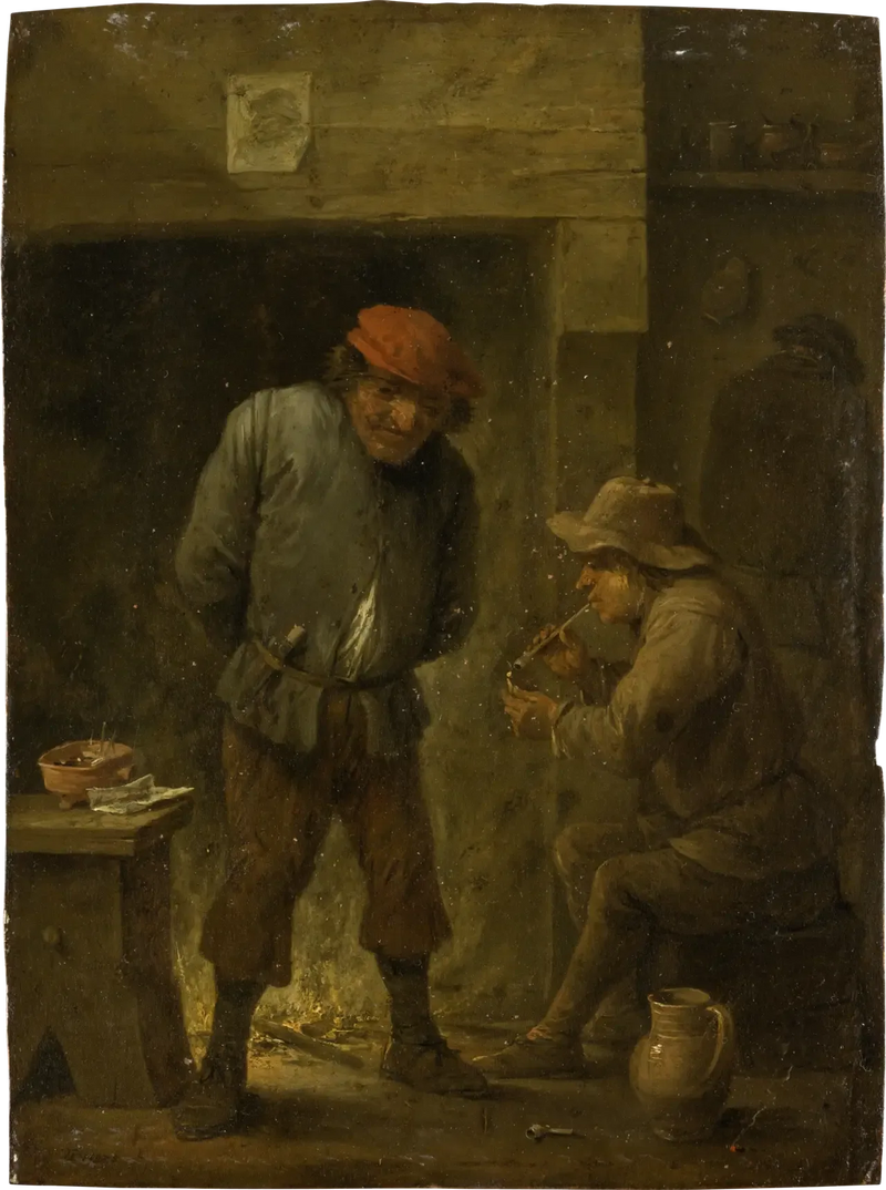 Twee boeren bij het haardvuur - David Teniers de Jonge

Source:
Deux paysans au coin du feu - David Teniers le Jeune