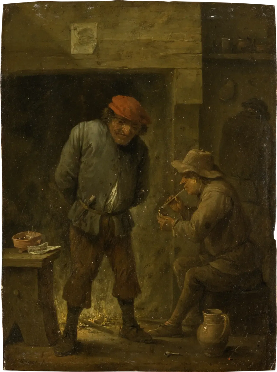 Twee boeren bij het haardvuur - David Teniers de Jonge

Source:
Deux paysans au coin du feu - David Teniers le Jeune