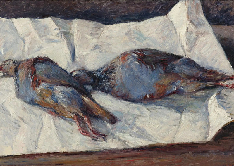 Twee Patrijzen - Gustave Caillebotte