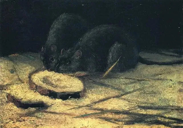 Twee ratten - Vincent van Gogh