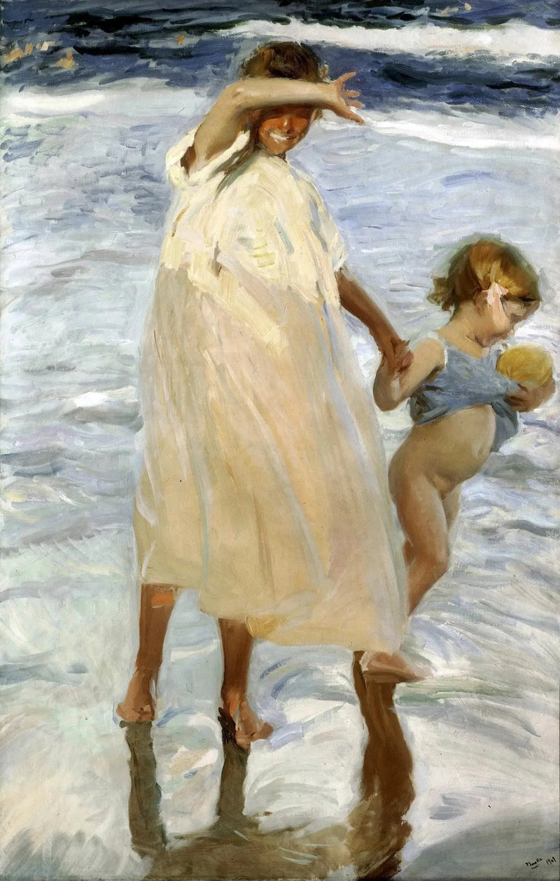 Twee zussen, Valencia - Joaquín Sorolla