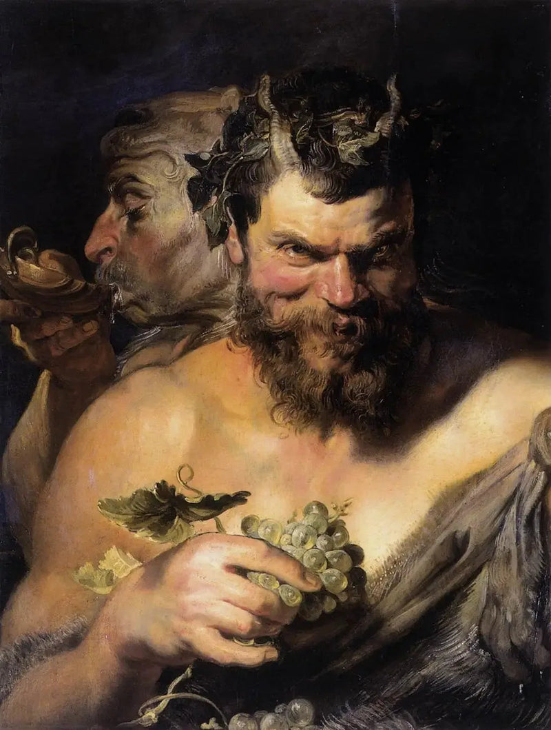 Twee Satyrs - Peter Paul Rubens