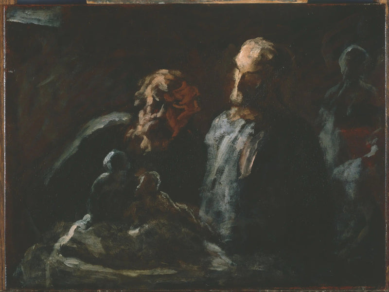 Twee beeldhouwers - Honoré Daumier