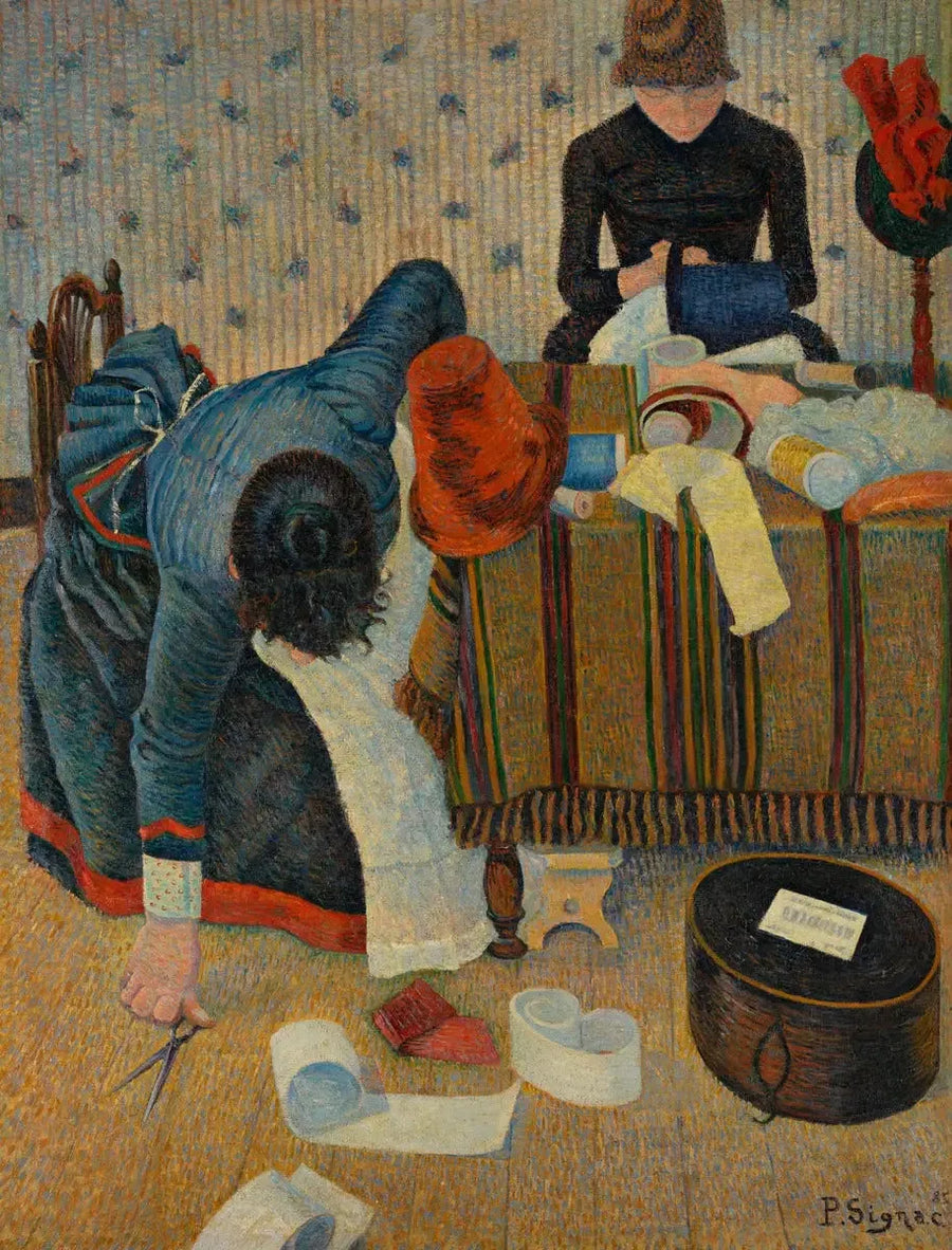 Twee stylisten, Rue du Caire - Paul Signac