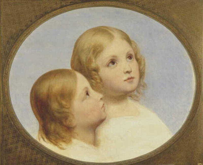 Twee kinderhoofden - Ary Scheffer