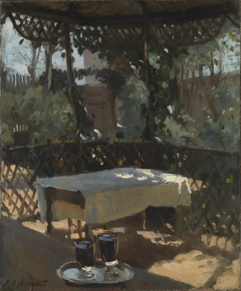 Twee wijnglazen - John Singer Sargent