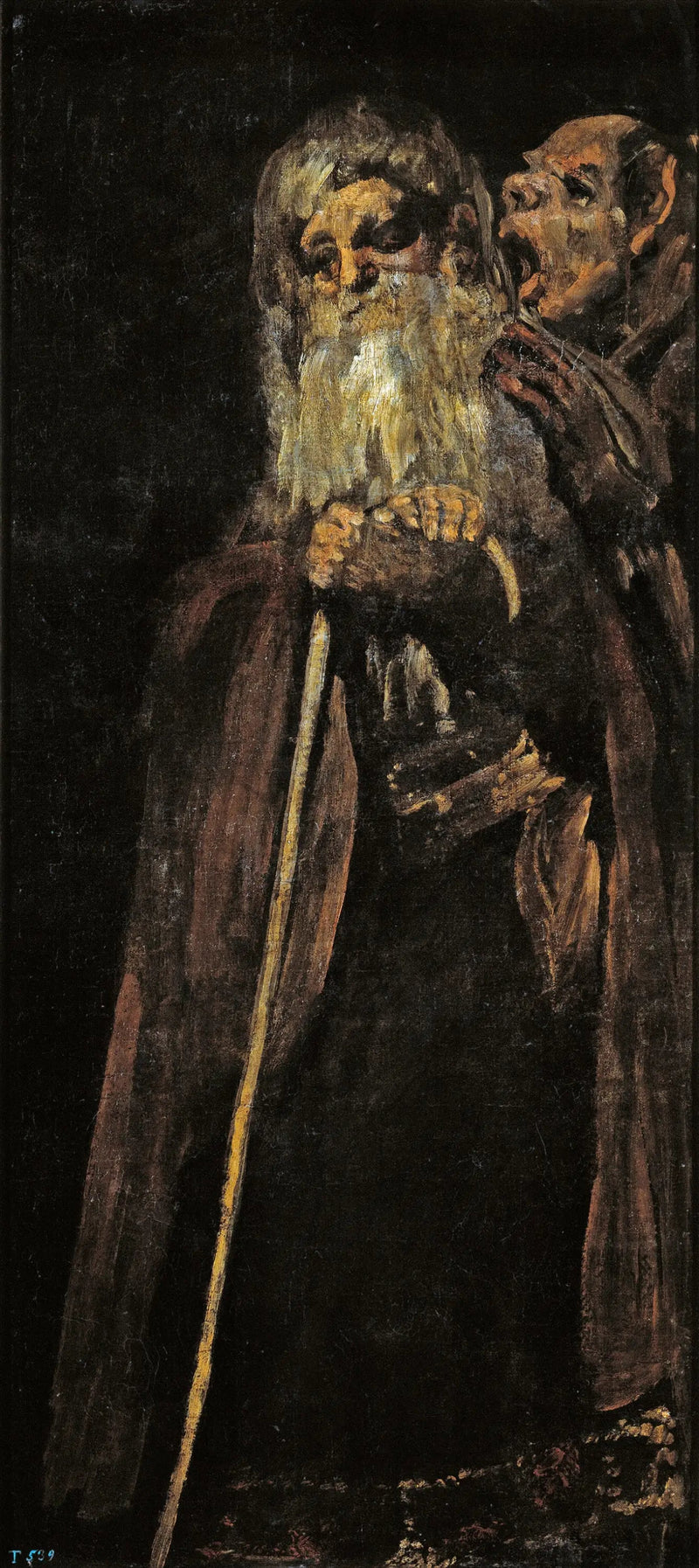 Twee Oude - Francisco de Goya
