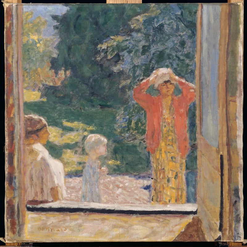 Voor het raam in Grand-Lemps - Pierre Bonnard