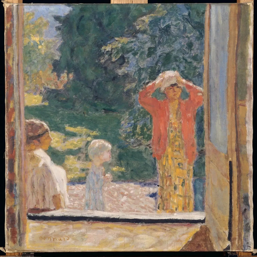 Voor het raam in Grand-Lemps - Pierre Bonnard