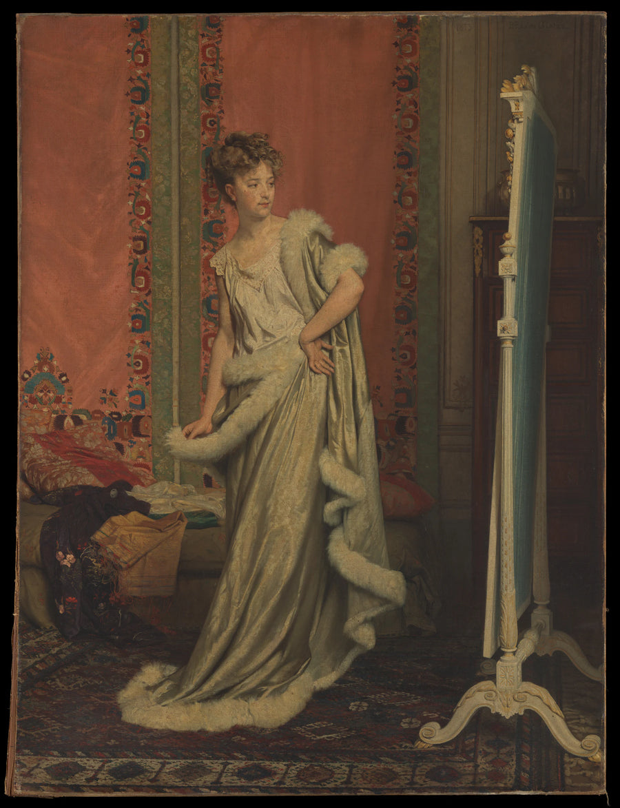 Devant le miroir - Pierre-Paul-Léon Glaize