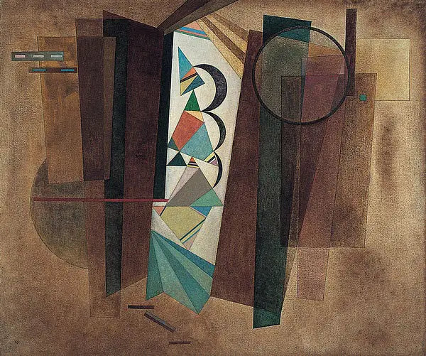 Ontwikkeling in bruin - Vassily Kandinsky