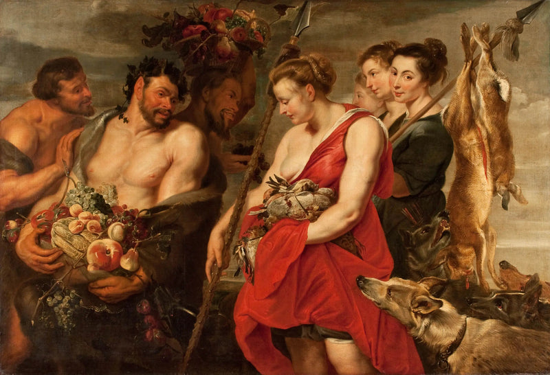 Diana presenteert de Pan-penning - Peter Paul Rubens