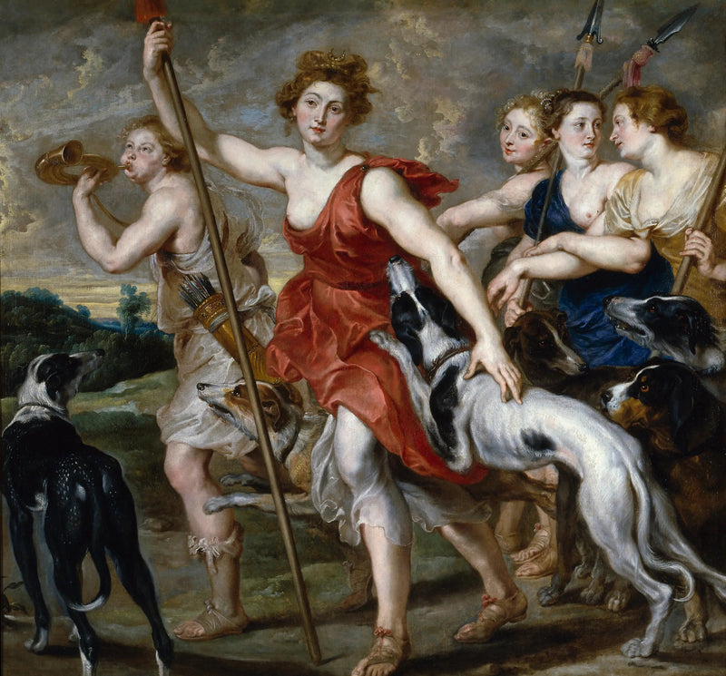 Diana die terugkeert van de jacht - Peter Paul Rubens